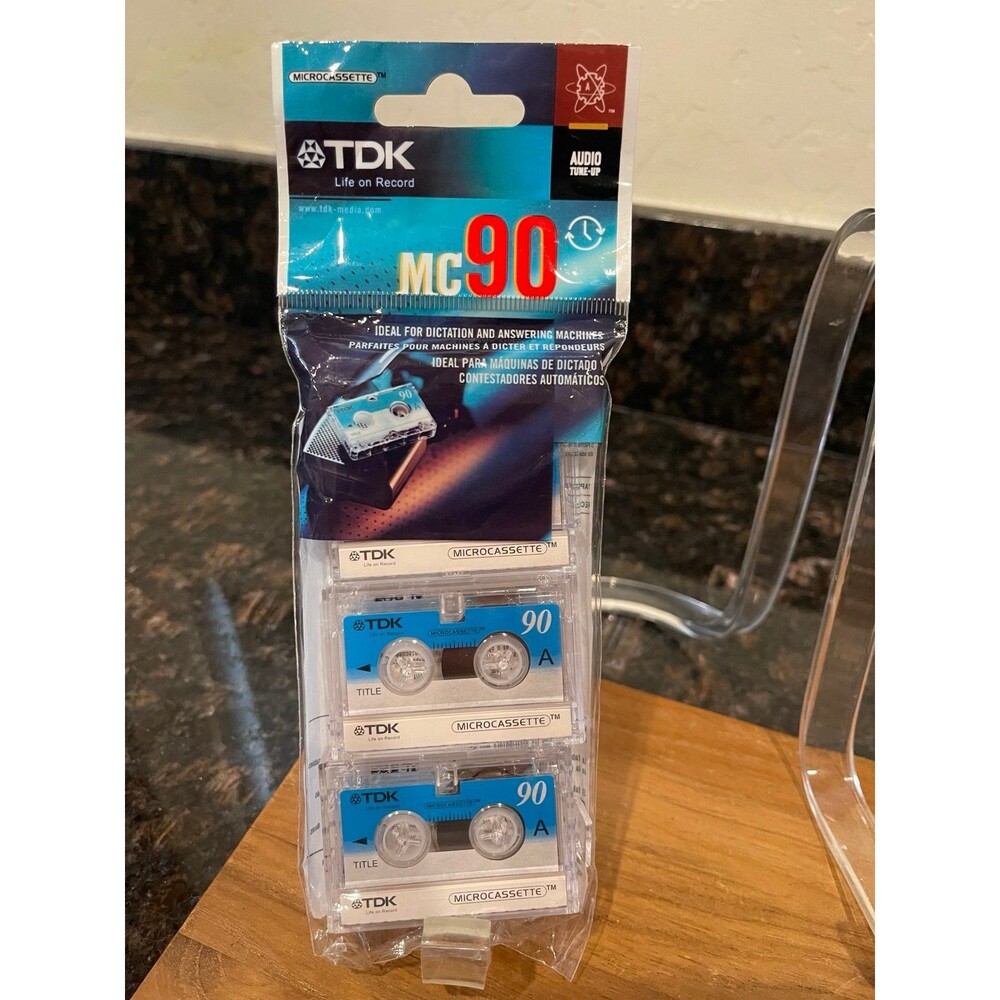 New TDK Micro-cassette 90 Package of 3